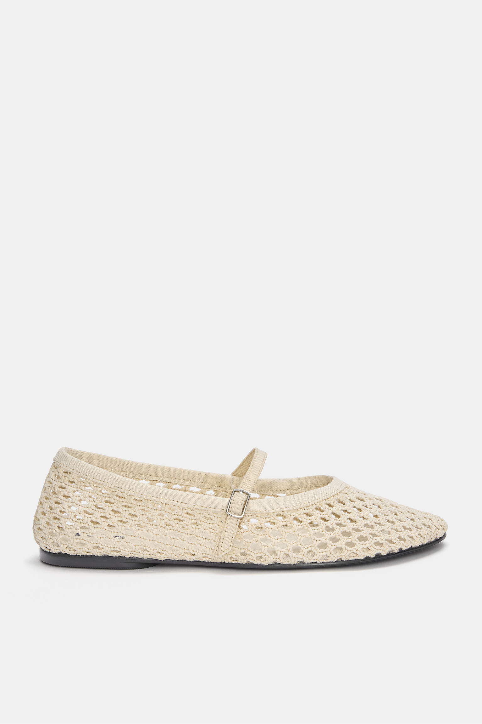 Crochet ballet flats | PULL and BEAR UK
