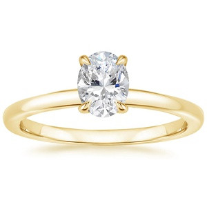 18K Yellow Gold Floral Lattice Ring | Brilliant Earth