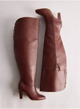 Lace-Up Heeled Over-The-Knee Boot (WW) | Torrid (US & Canada)