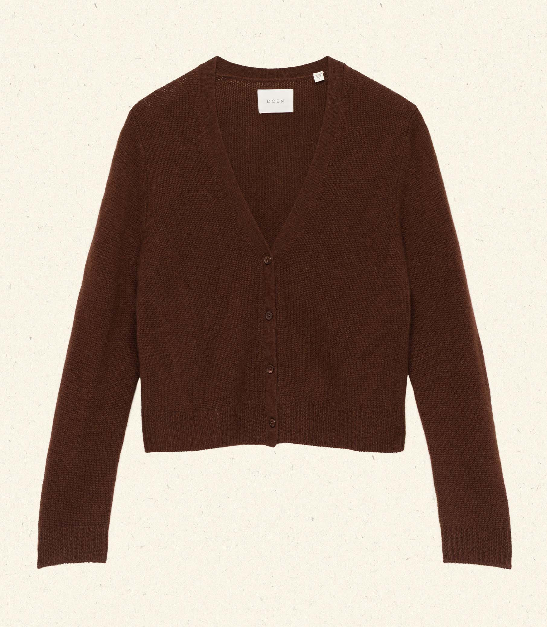 Cameron Cashmere Cardigan - Navy | D\u00d4EN | DOEN