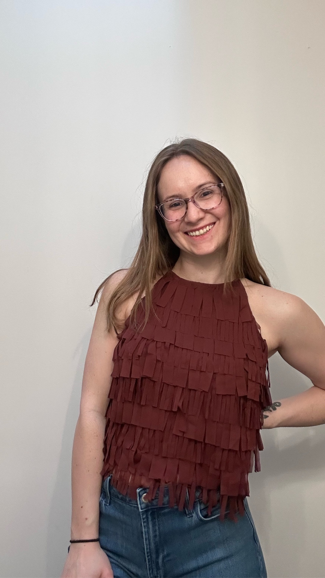 This halter top is perfect for the summer! I also think it’s great for a girls night or a night out on the town. I paired mine with just a pair of jeans, but this is such a fun top.

#LTKootd #LTKSeasonal #LTKmomlife