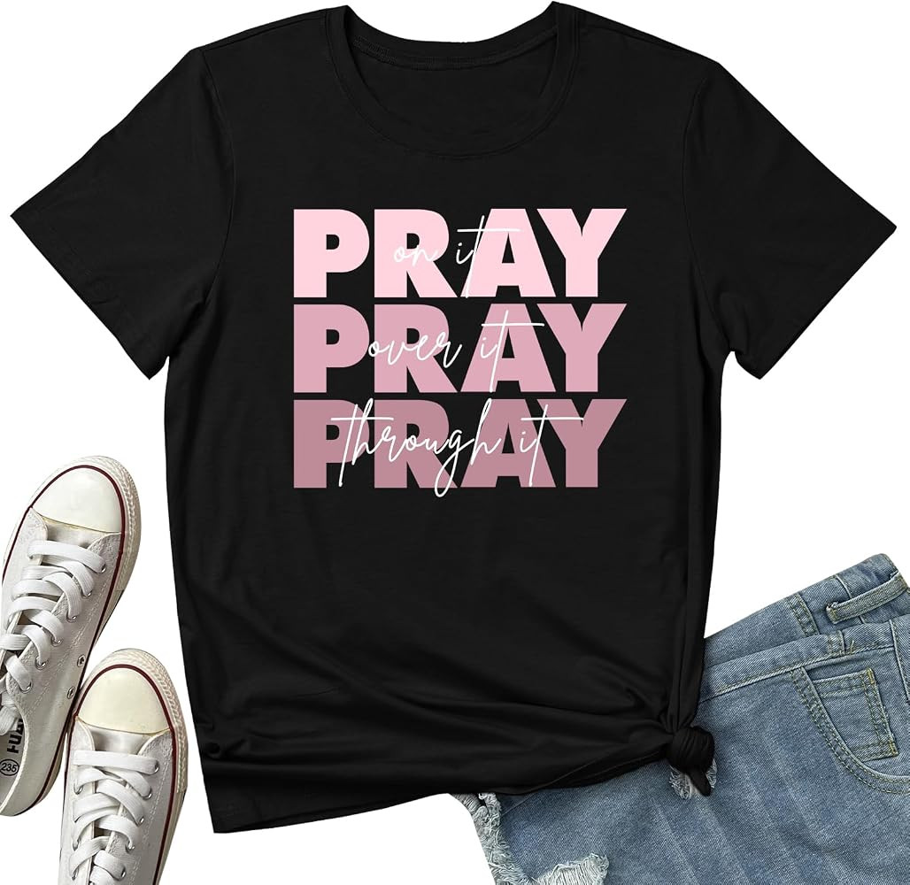 BLACKMYTH Graphic T-Shirts for Women Faith Shirts for Women | Amazon (US)