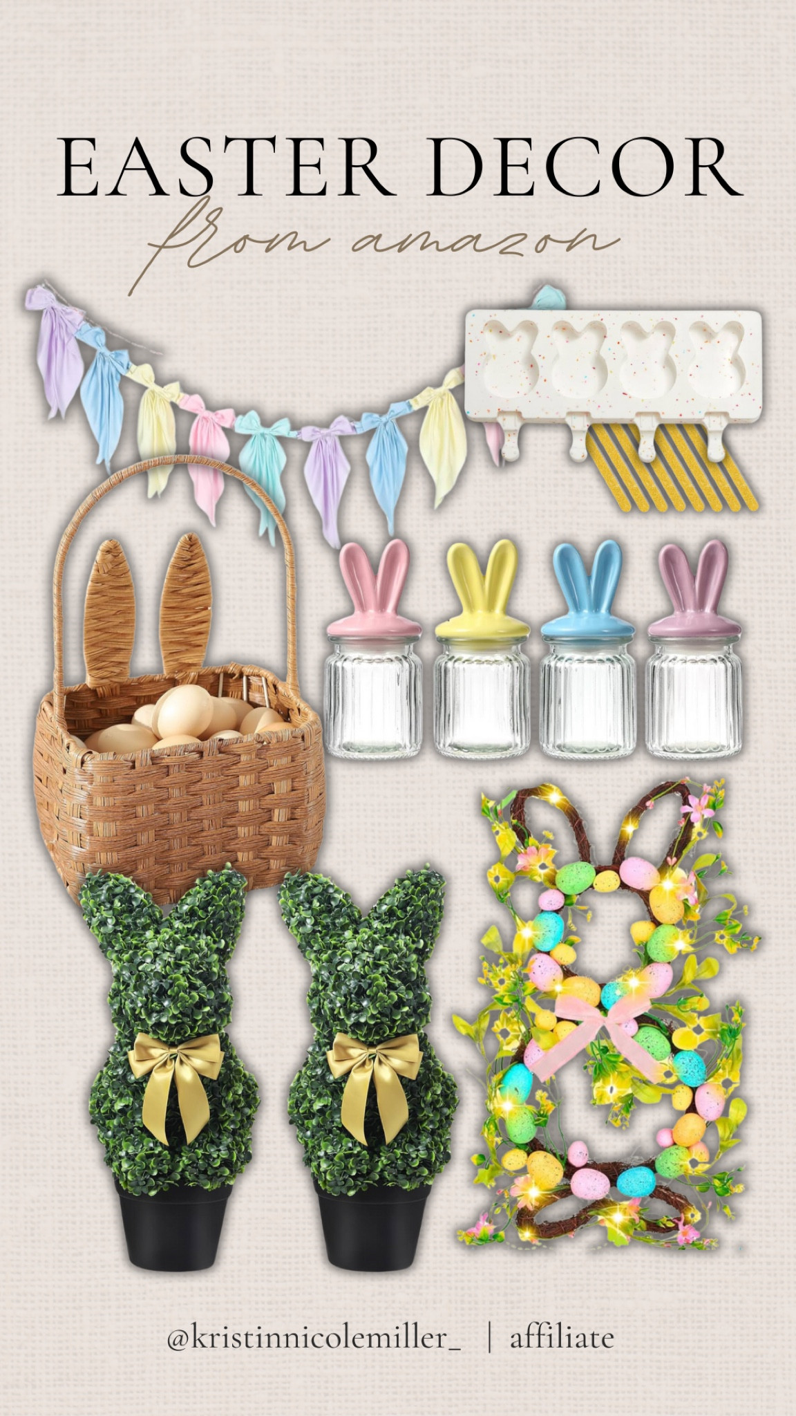 Amazon Easter finds!! So many pretty pastels. 

Seasonal, spring, April, bunnies, bunny, ears, decorations, decor, trendy, trending, basket, unique 

#LTKFindsUnder50 #LTKSeasonal #LTKFindsUnder100