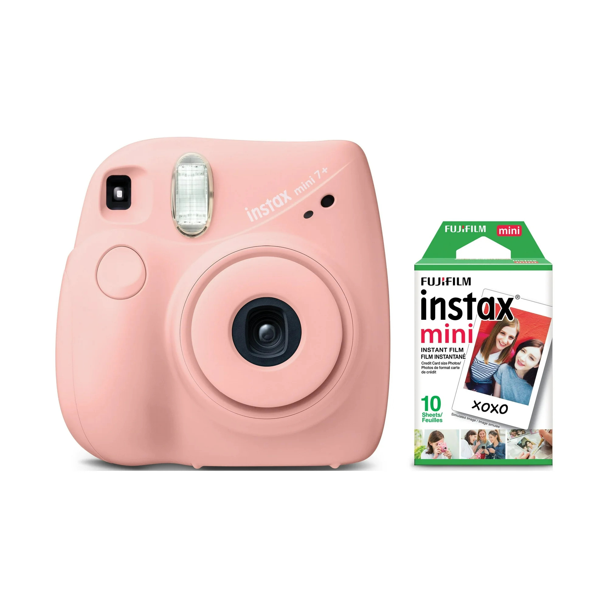 Fujifilm INSTAX Mini 7+ Exclusive Blister Bundle with Bonus Pack of Film (10-pack Mini Film), Lig... | Walmart (US)