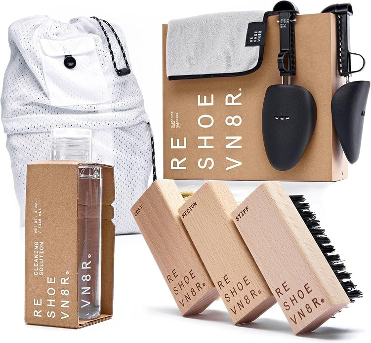 Reshoevn8r Premium Shoe and Sneaker Cleaning Kits, for Suede, Mesh, Leather, and Most Materials -... | Amazon (US)