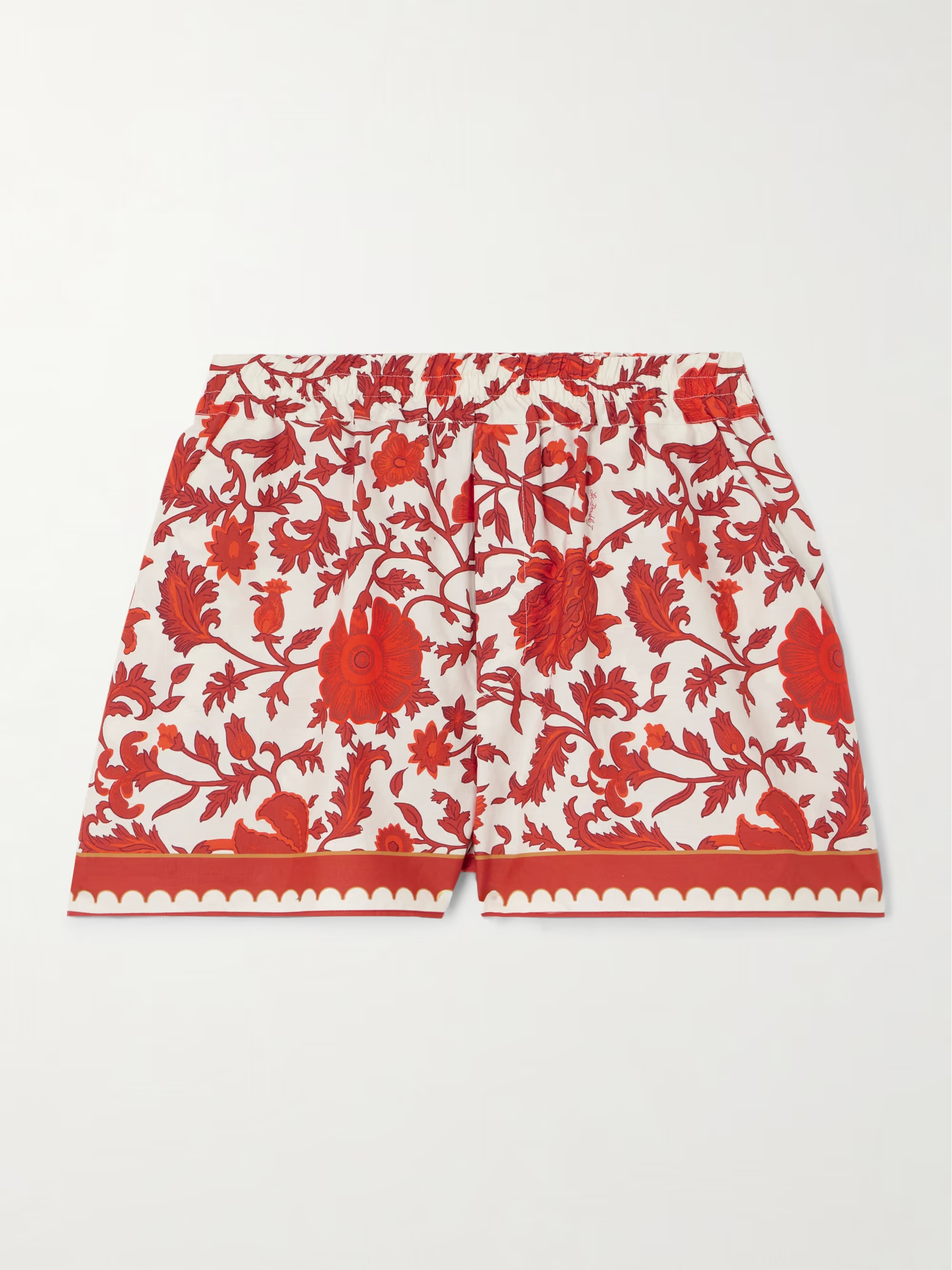 + Orlebar Brown printed cotton-poplin shorts | NET-A-PORTER (US)