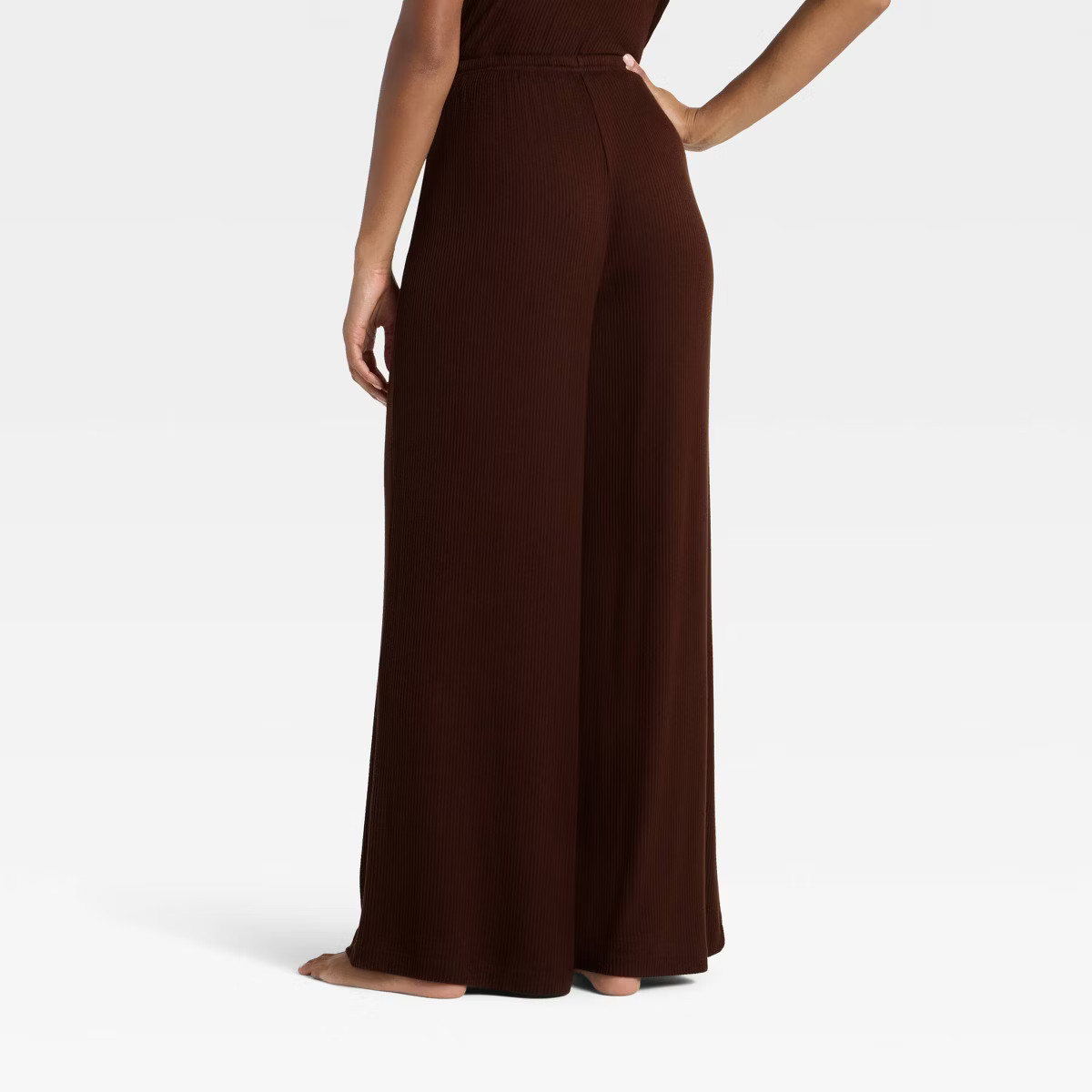 Women's Cozy Ribbed Wide Leg Pants - Auden™ | Target
