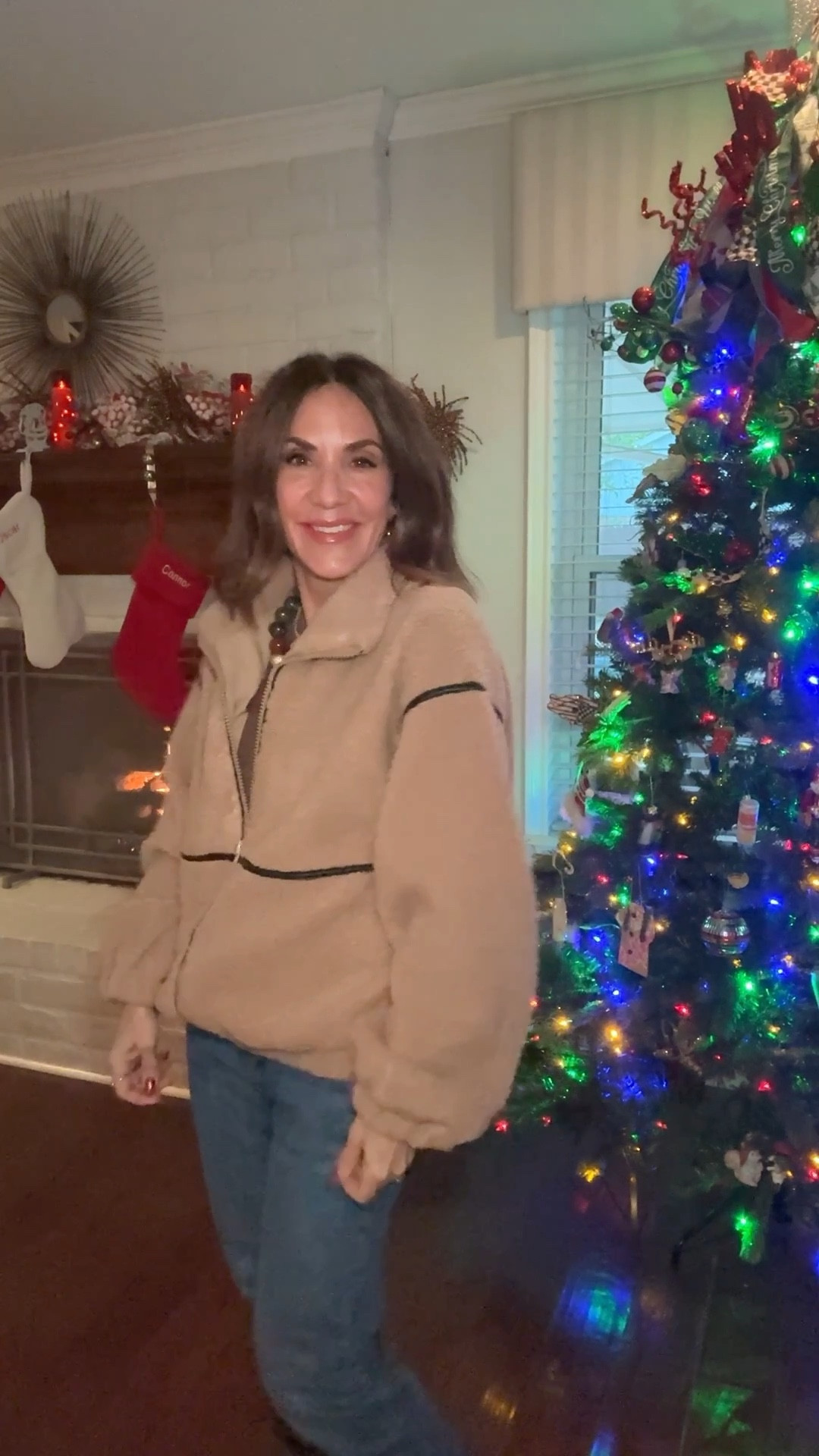 Comfy and cozy!
Jacket use code Courtneyz35
Gumball Necklace code courtney15

#LTKHoliday #LTKPetite #LTKootd