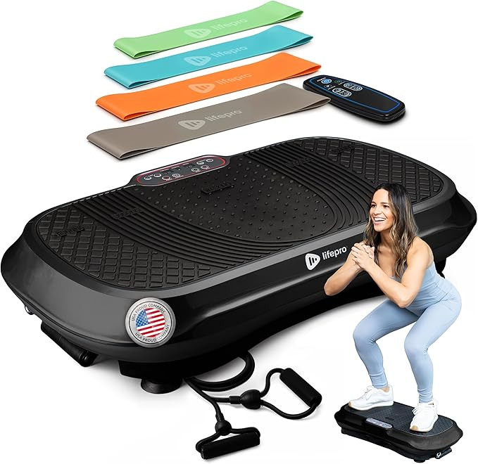 Lifepro Waver Vibration Plate Exercise Machine for Lymphatic Drainage, Muscle Activation, Full-Bo... | Amazon (US)