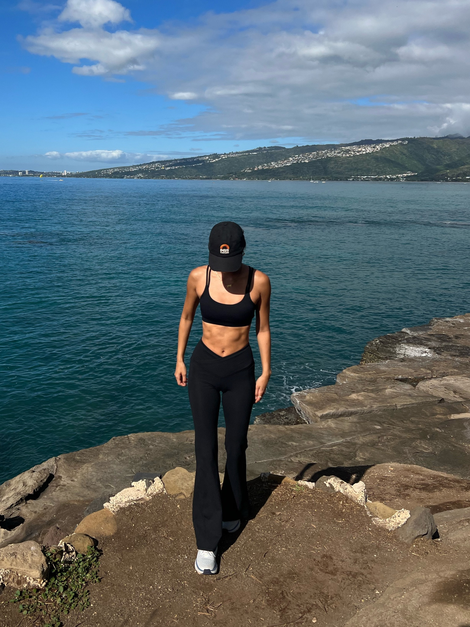 this is my go to work out set. The criss cross waistband is so flattering. I also love this sports bra. It’s ideal for the itty bitty titty committee  

#LTKfitness