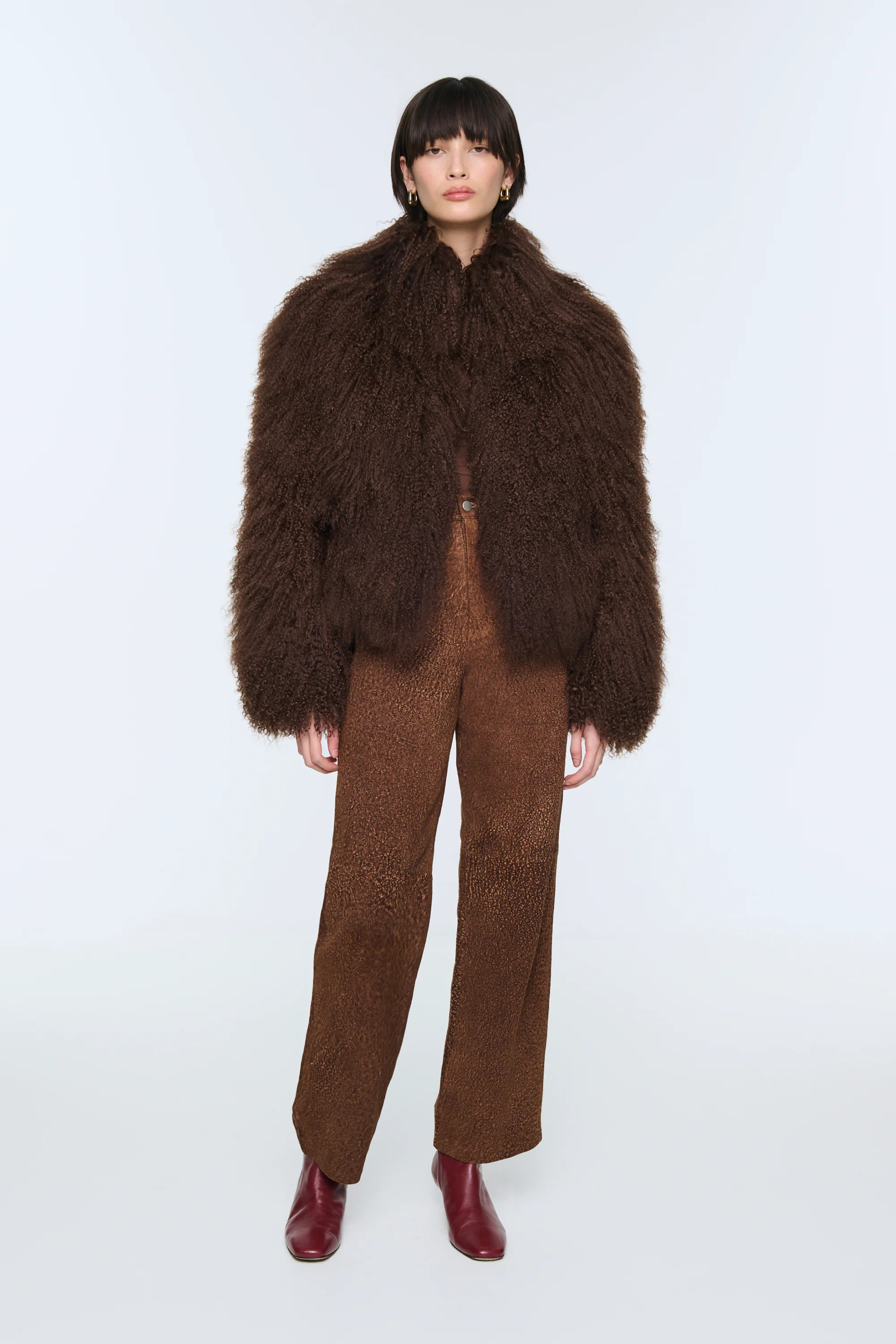 Rochelle Shearling Coat | DUCIE