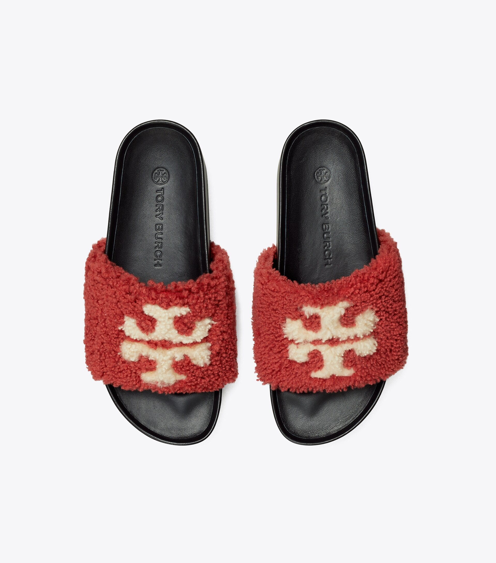 Double T Shearling Flatform | Tory Burch (US)