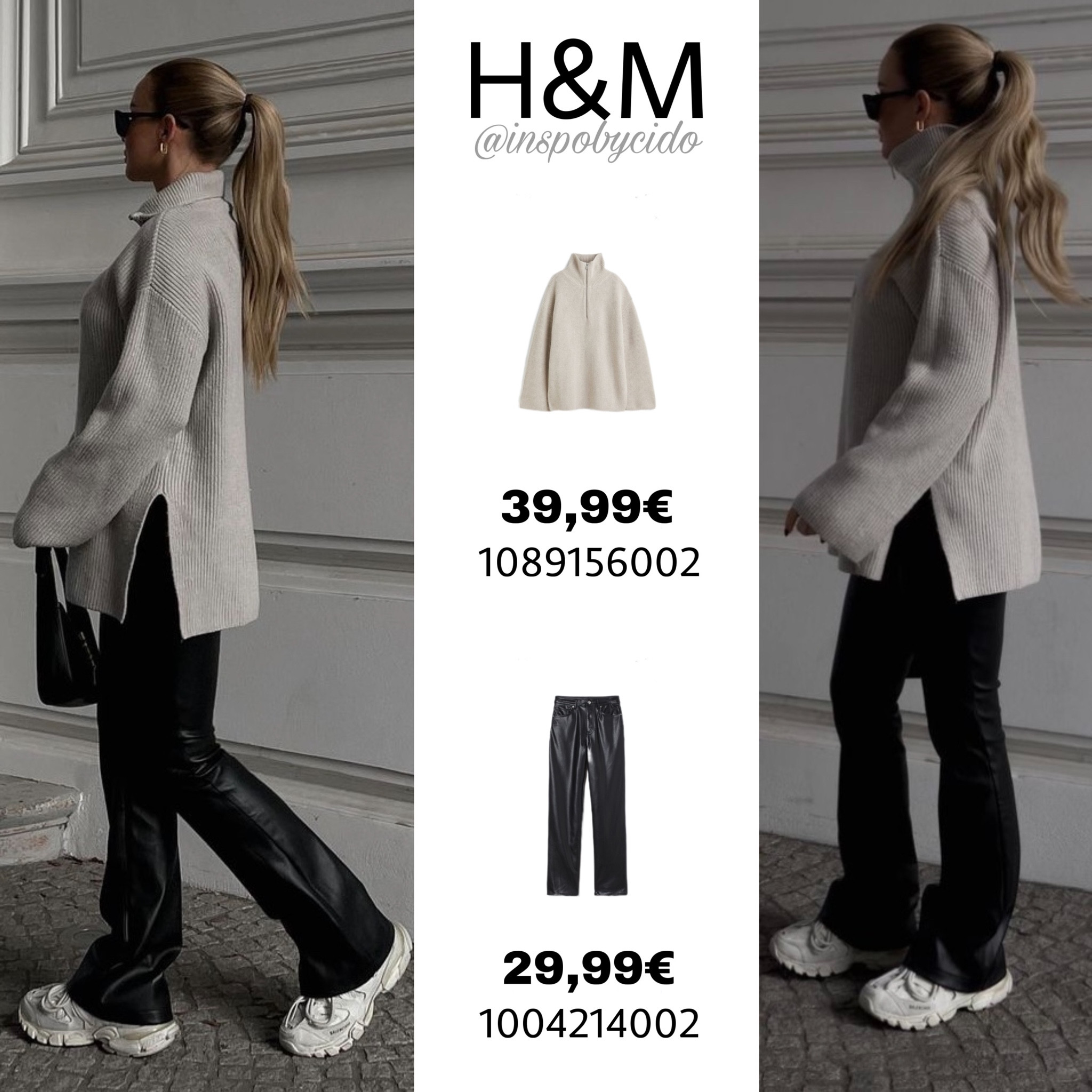 A nice Outfit of the day.
Jumper with leather pants.
#style #ootd #inspo

Inspo: denisebobe