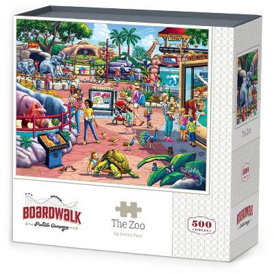 The Zoo by Boardwalk - 500 Piece Jigsaw Puzzle | Target