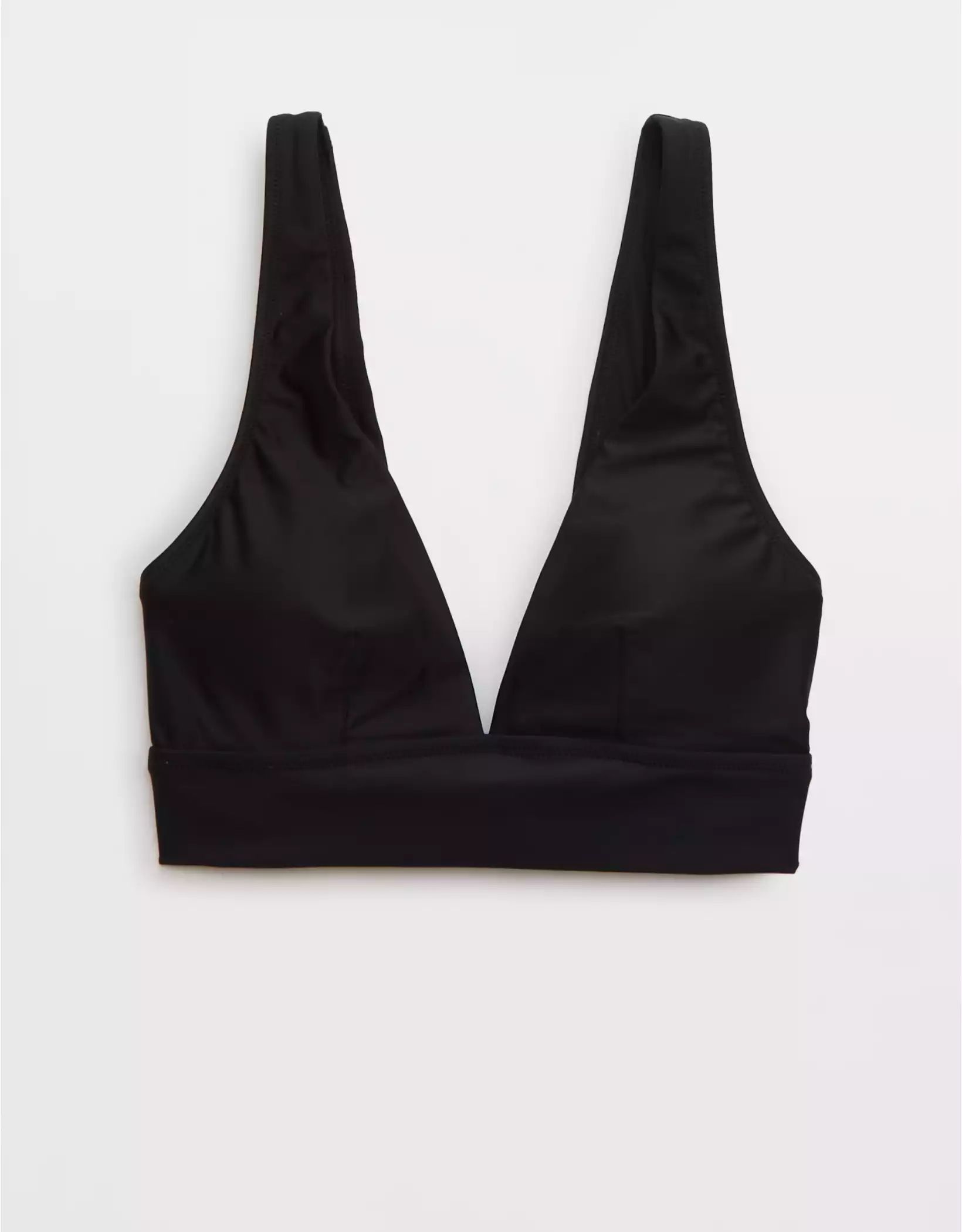 Aerie Plunge Longline Triangle Bikini Top | Aerie