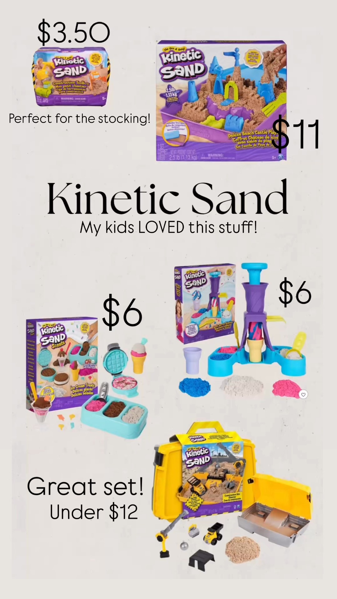 Great Deals on Kinetic Sand! My kids loved this stuff and still do!

#LTKGiftGuide #LTKHoliday #LTKSaleAlert