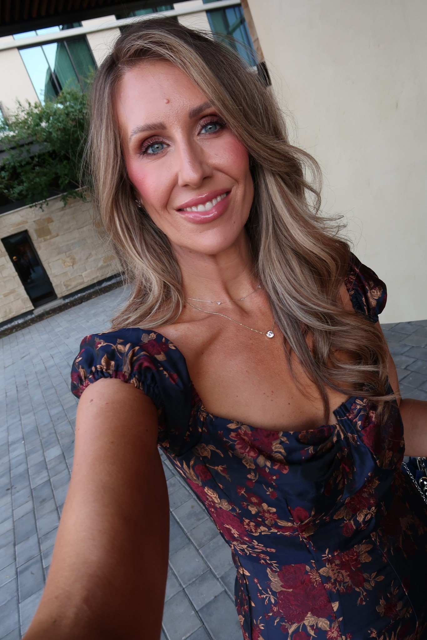 Tonight’s makeup look + happy hour event jumpsuit 
(Wearing the large)

#LTKCon #LTKMidsize #LTKOver40