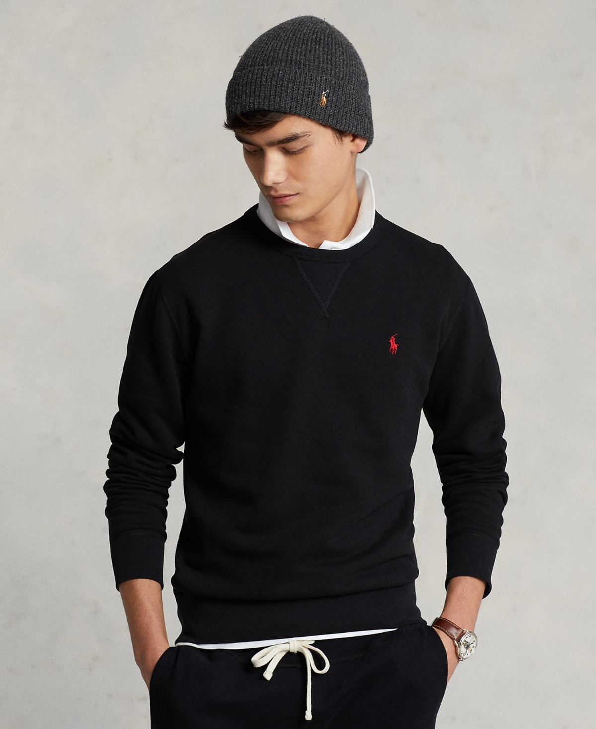 Polo Ralph Lauren Men's Rl Fleece Sweatshirt - Polo Black | Macy's