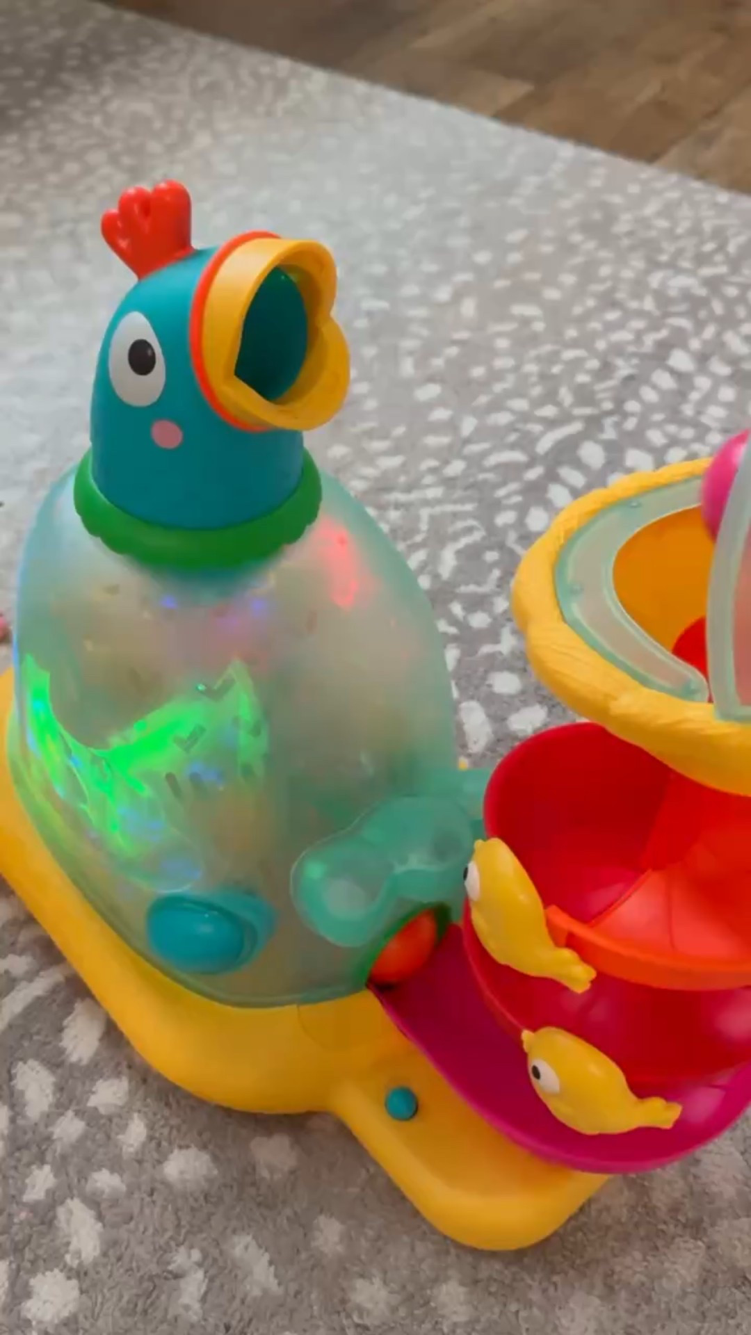 This toy is a cluckin’ good time 🐔🎉 The Battat Pop-a-Doodle-Doo chicken ball popper is a hit over here—endless giggles and popping fun! 🥚💥 #AmazonToys #LTKkids #ToddlerFun #BattatToys #PopADoodleDoo