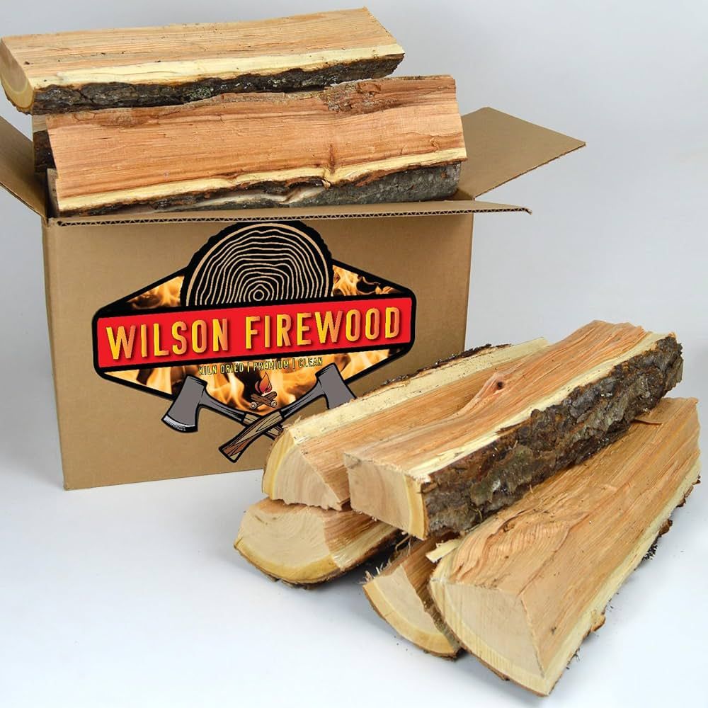 Wilson Split Firewood (Birch, Maple, Oak, or Cherry) Natural Kiln Dried Firewood (Oak Regular) | Amazon (US)