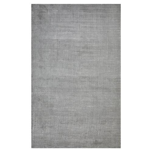 Solo Rugs Cordi Modern Mist Grey Solid Rug - 5'x8' | Kathy Kuo Home