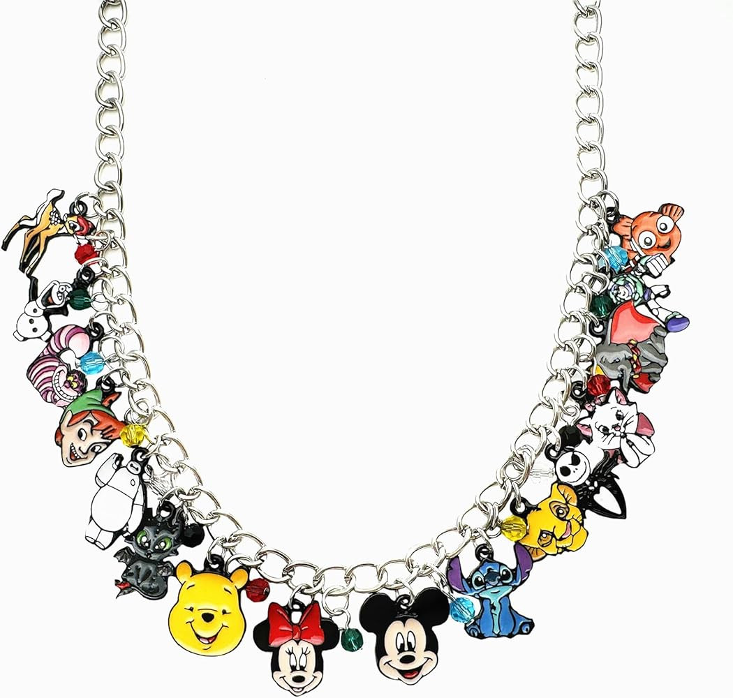 JDHFJFH Necklace Metal Anime Charm Necklace | Amazon (US)