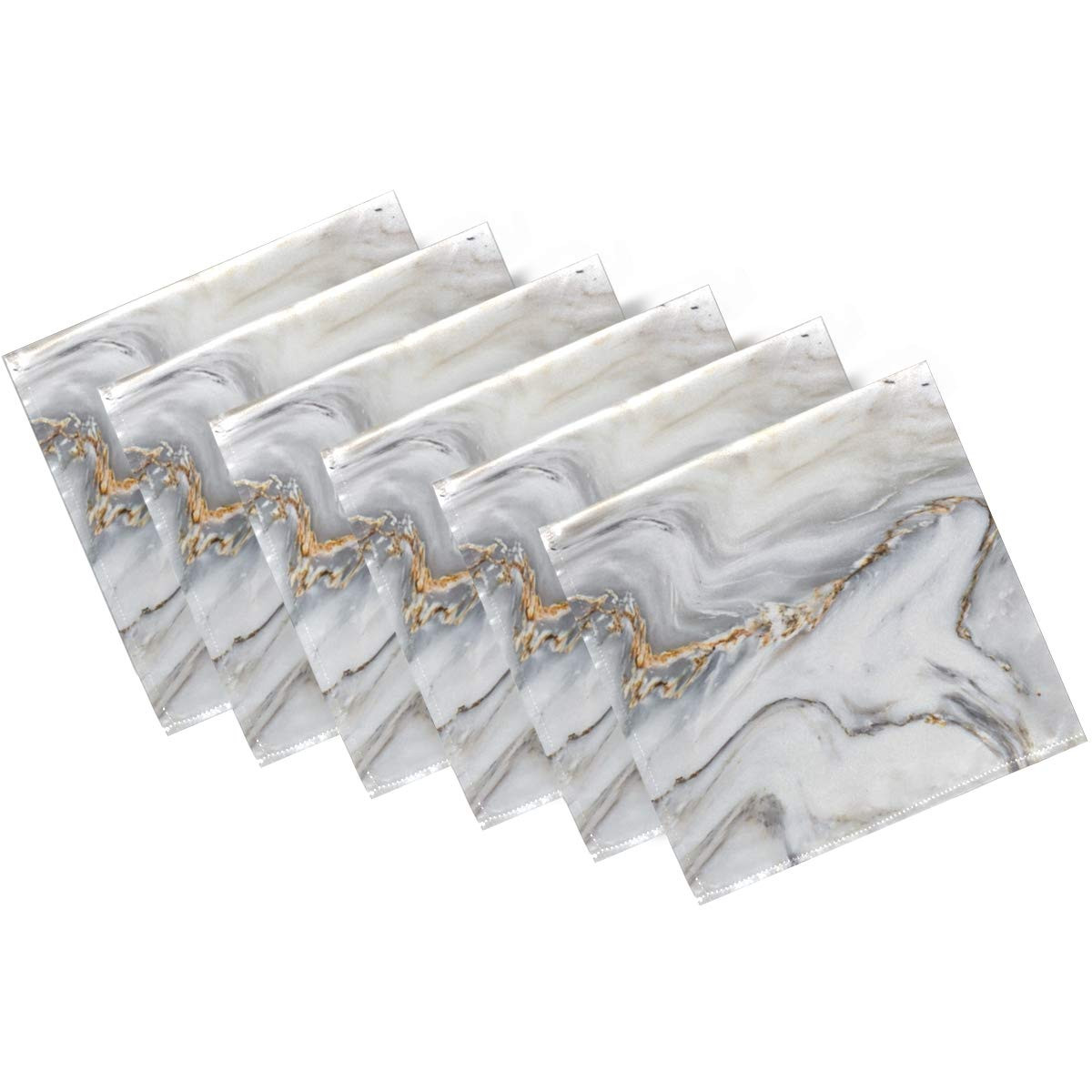 Marble Print Cloth Napkins | Amazon (US)