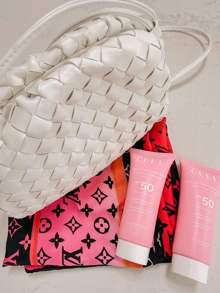 Always in my Summer bag! My favorite @theceel tone up pink sunscreen protects the skin against UVA and UVB sun rays, reduces sun spots and signs of aging and prevents them from forming, enhances skin vibrancy and radiance.Additionally, the pink sunscreen can be used as a makeup primer and helps makeup last longer. • Influencers should mention on the main ingredients and their benefits; Pink Calamine soothes redness in the skin, providing a vibrant and radiant appearance while helping to even out the skin tone. #theceel #benaturallybeautiful #theceelrosemary

#LTKStyleTip #LTKFindsUnder50 #LTKBeauty
