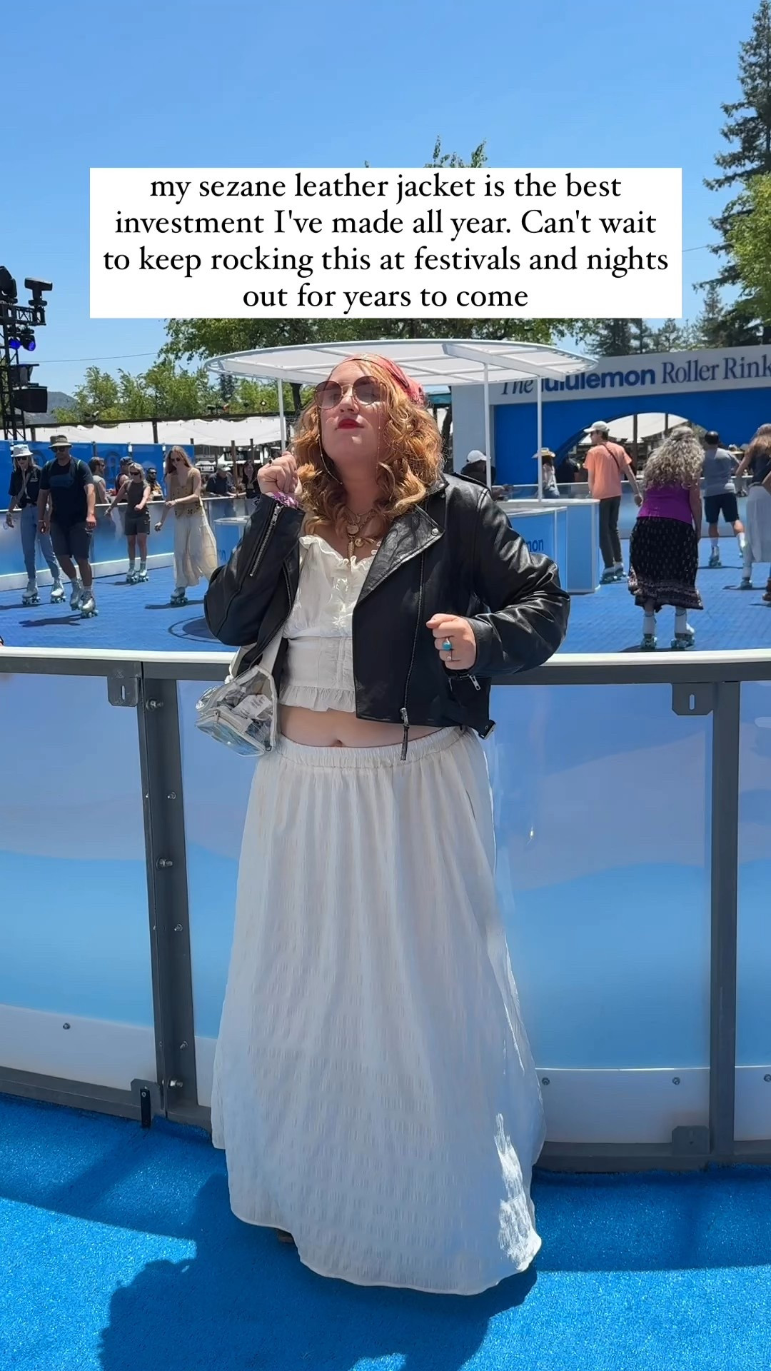 This is my favorite outfit at bottle rock in Napa Valley this year. I wore this two-piece set from Amazon styled with my leather jacket actually wore my Sezane leather jacket every single night of the festival. It is such a great investment piece highly recommend it. #sezane #bottlerock #festival #leatherjacket 

#LTKMidsize #LTKParties #LTKSummerEdit