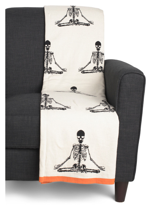 Cotton Skeleton Throw | TJ Maxx