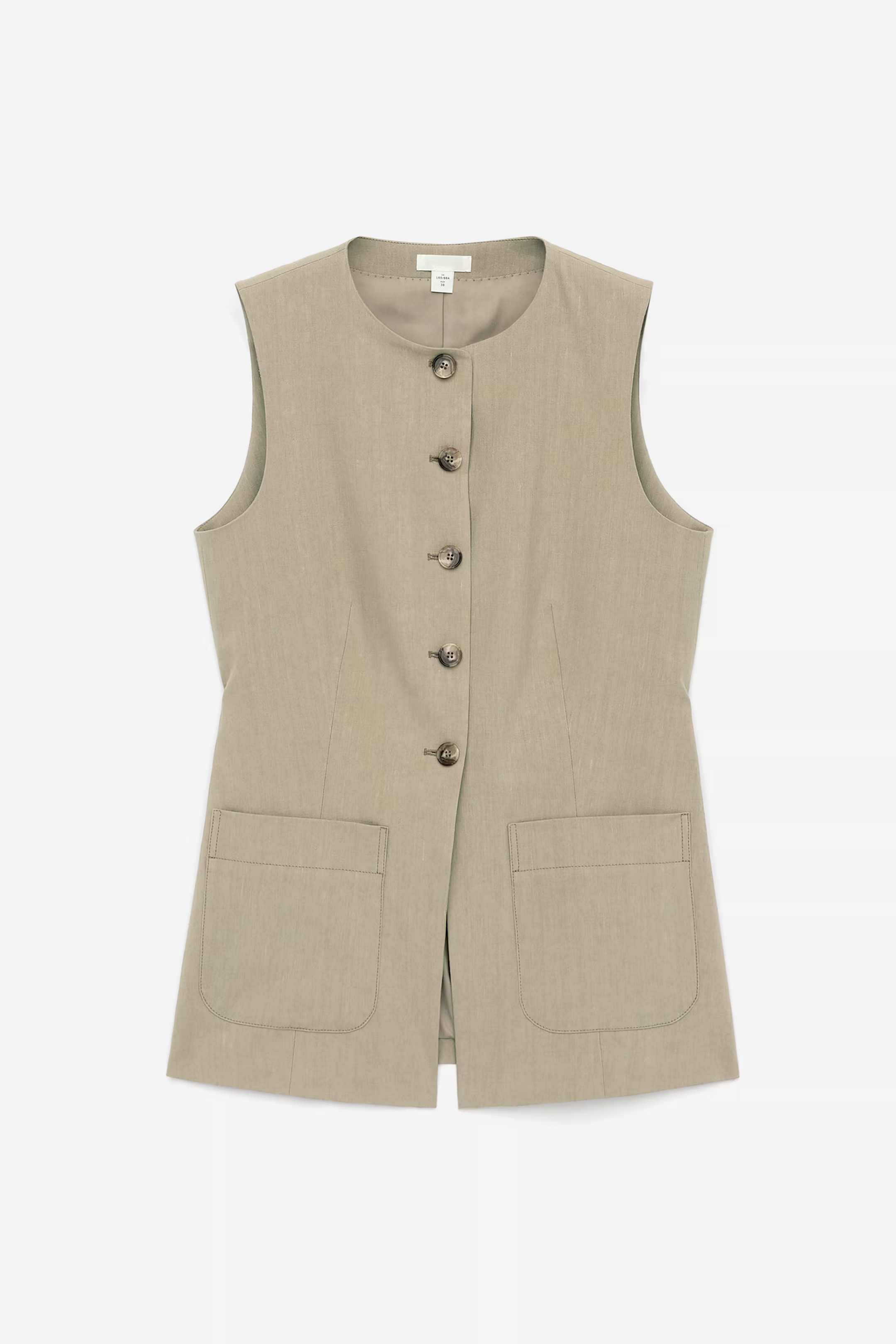 Linen-Blend Vest | H&M (UK, MY, IN, SG, PH, TW, HK)