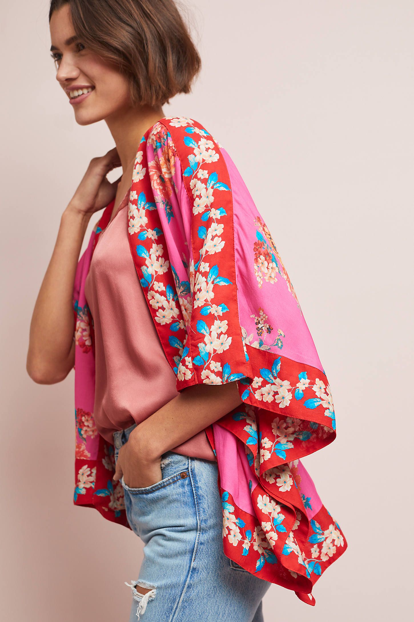 Rae Floral Jacket Kimono | Anthropologie (US)