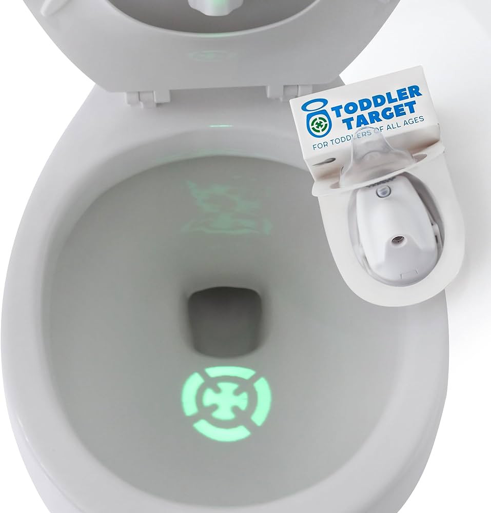 Adjustable Potty Toilet Target with Motion Sensor, Bullseye Illumination, and Nightlight, Precisi... | Amazon (US)