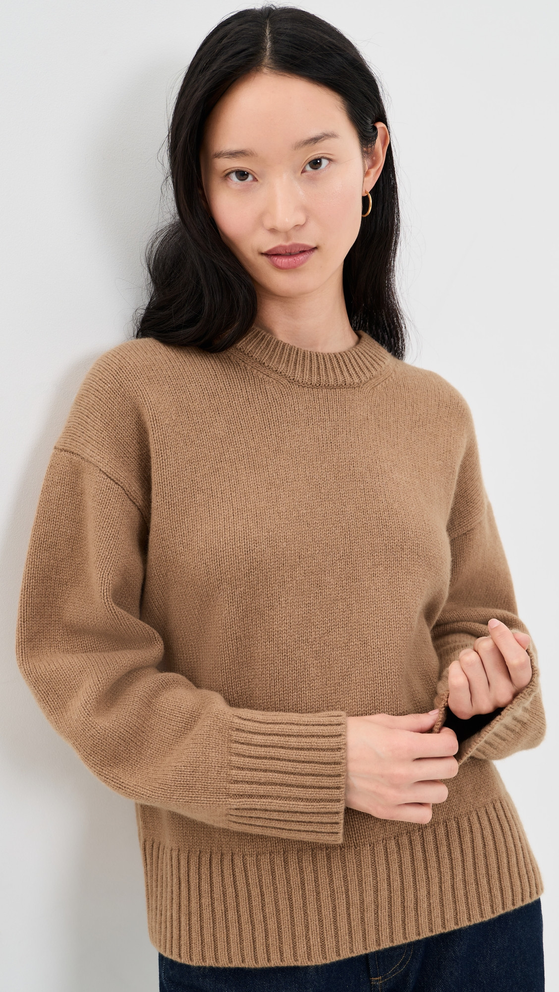 Citizens of Humanity Freshman Crewneck Sweater Camel XS | Shopbop