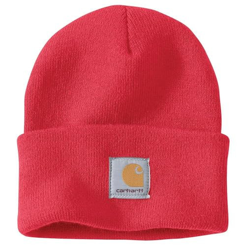 Carhartt Men's Knit Cuffed Beanie, Bittersweet, One Size | Amazon (US)