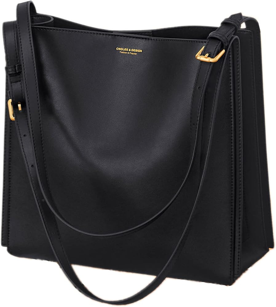 Cnoles Women Shoulder Bag Genuine Leather Tote Hobo Satchel Crossbody Bags Purse And Handbags for... | Amazon (US)