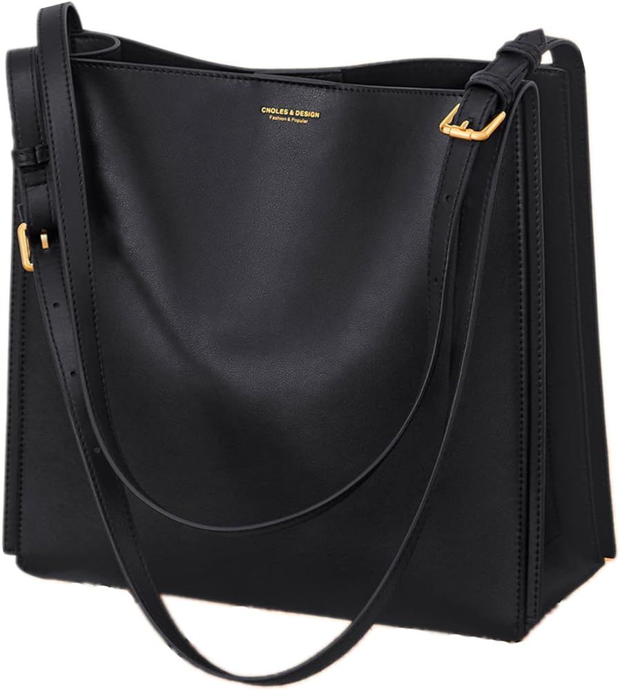 Cnoles Women Shoulder Bag Genuine Leather Tote Hobo Satchel Crossbody Bags Purse And Handbags for... | Amazon (US)