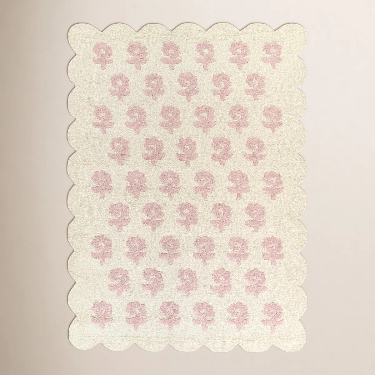 Momeni Lily Hand Tufted Wool Floral Pink Area Rug 5' X 7'6" | Wayfair North America