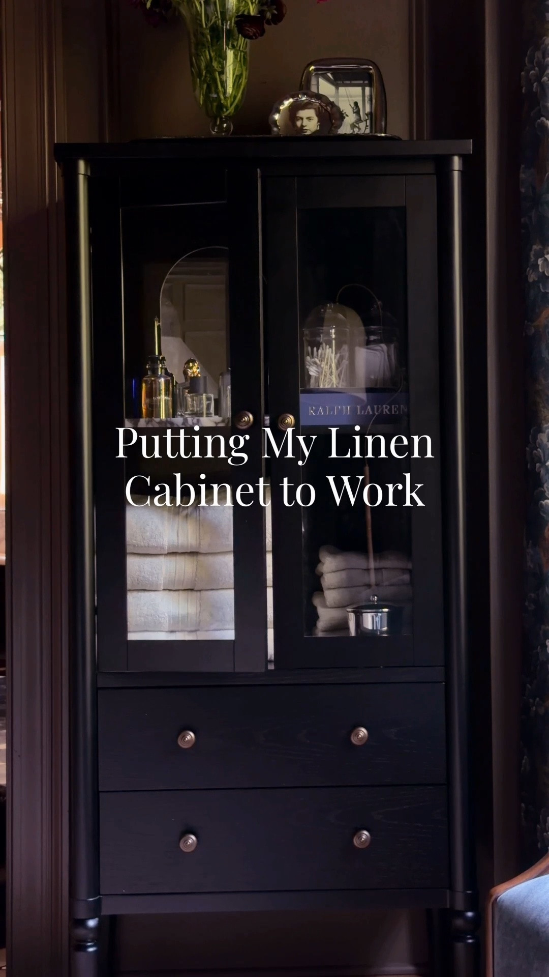 Using this linen cabinet to the fullest in our primary bedroom.

#LTKHome