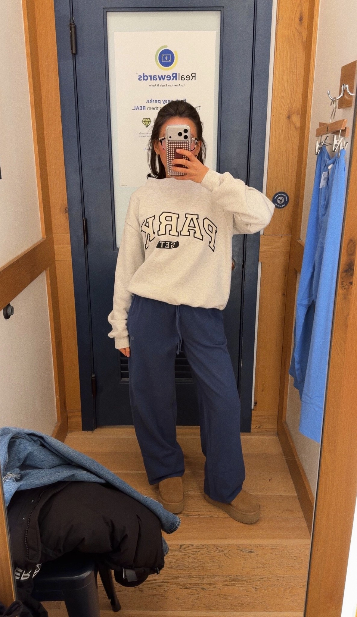 Why is no one talking about these American Eagle sweats?? I haven’t shopped here in YEARS but these are great! 100% cotton, so comfy, and they’re marked down right now. I’m wearing an XS and they come in several colors 🤍

#LTKSeasonal #LTKdayinmylife #LTKgrwm