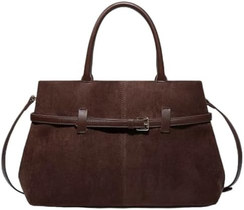 Caistre Women's Slouchy Suede Tote Handbag 2026 Winter Fall Adjustable Strap Shoulder Crossbody B... | Amazon (US)