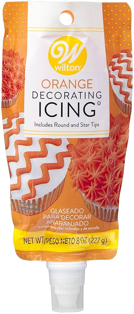 Food Items ICING POUCH W/TIPS ORANGE, us:one size | Amazon (US)
