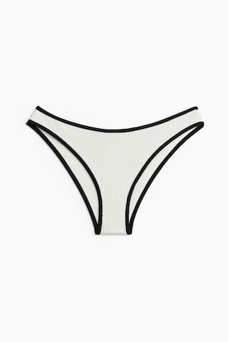 H & M - Cheeky Bikini Bottoms - White/Black | H&M (US, CA, MX)