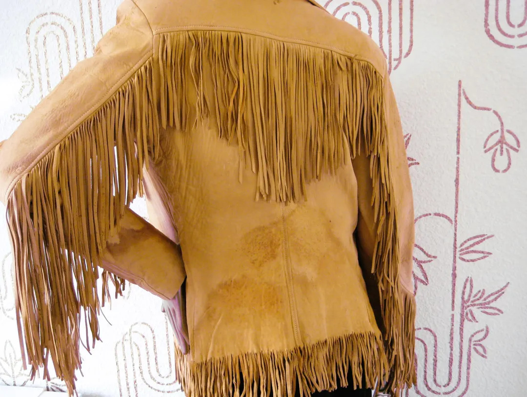 Vintage Fringed Leather Jacket, Western Cowboy Style, STRATASPHERE Denver - Etsy | Etsy (US)