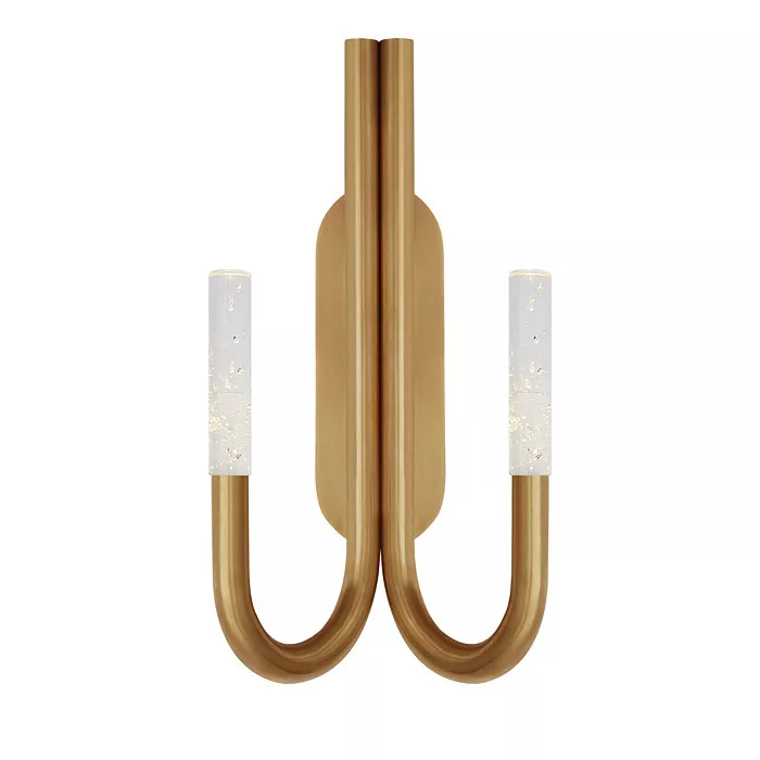 Rousseau Double Wall Sconce, Seeded Glass | Bloomingdale's (US)