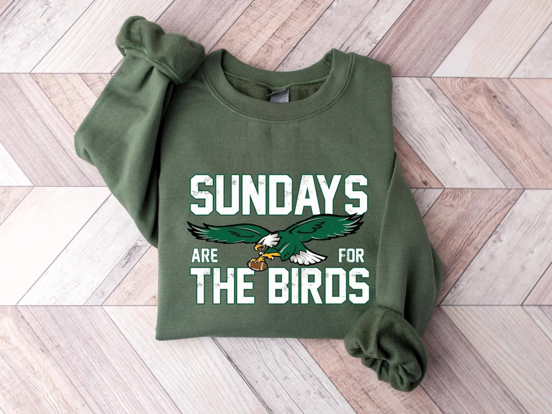 Philadelphia Football Sweatshirt,sundays Are for the Birds,bird Gang Football Sunday,philadelphia... | Etsy (US)