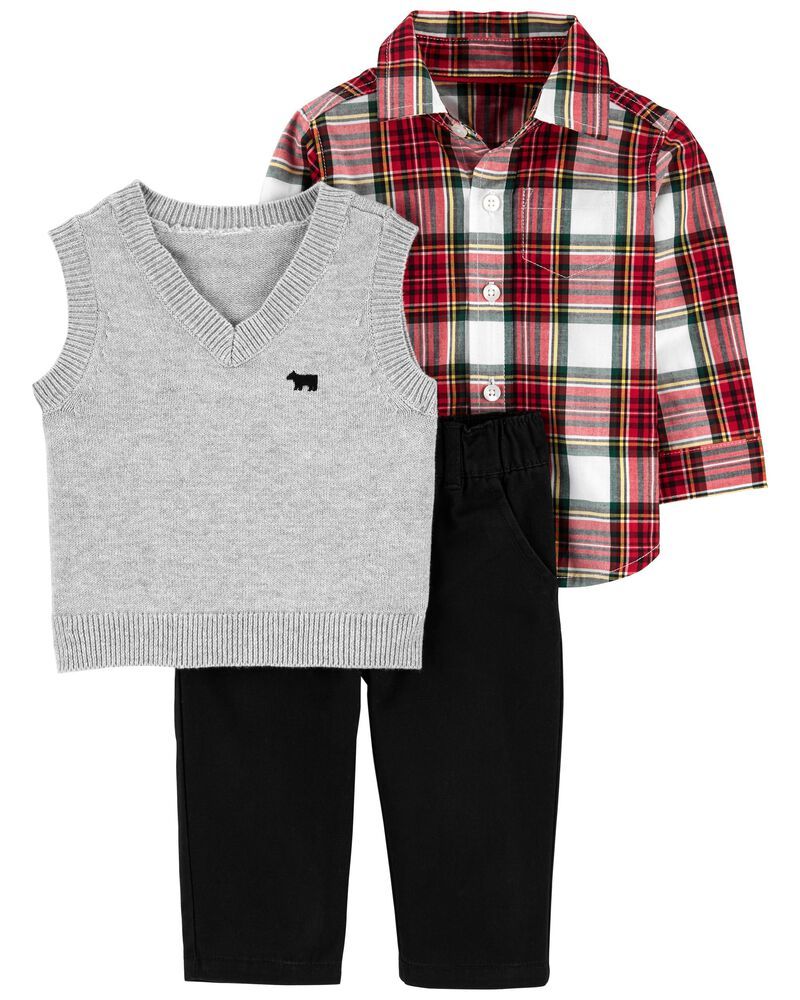 3-Piece Sweater Vest Set | Carter's