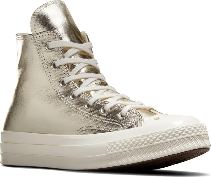 Converse Chuck Taylor® All Star® 70 Metallic High Top Sneaker (Women) | Nordstrom | Nordstrom