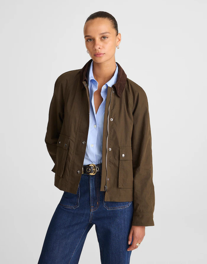 Waxed Zip-Front Jacket | Madewell