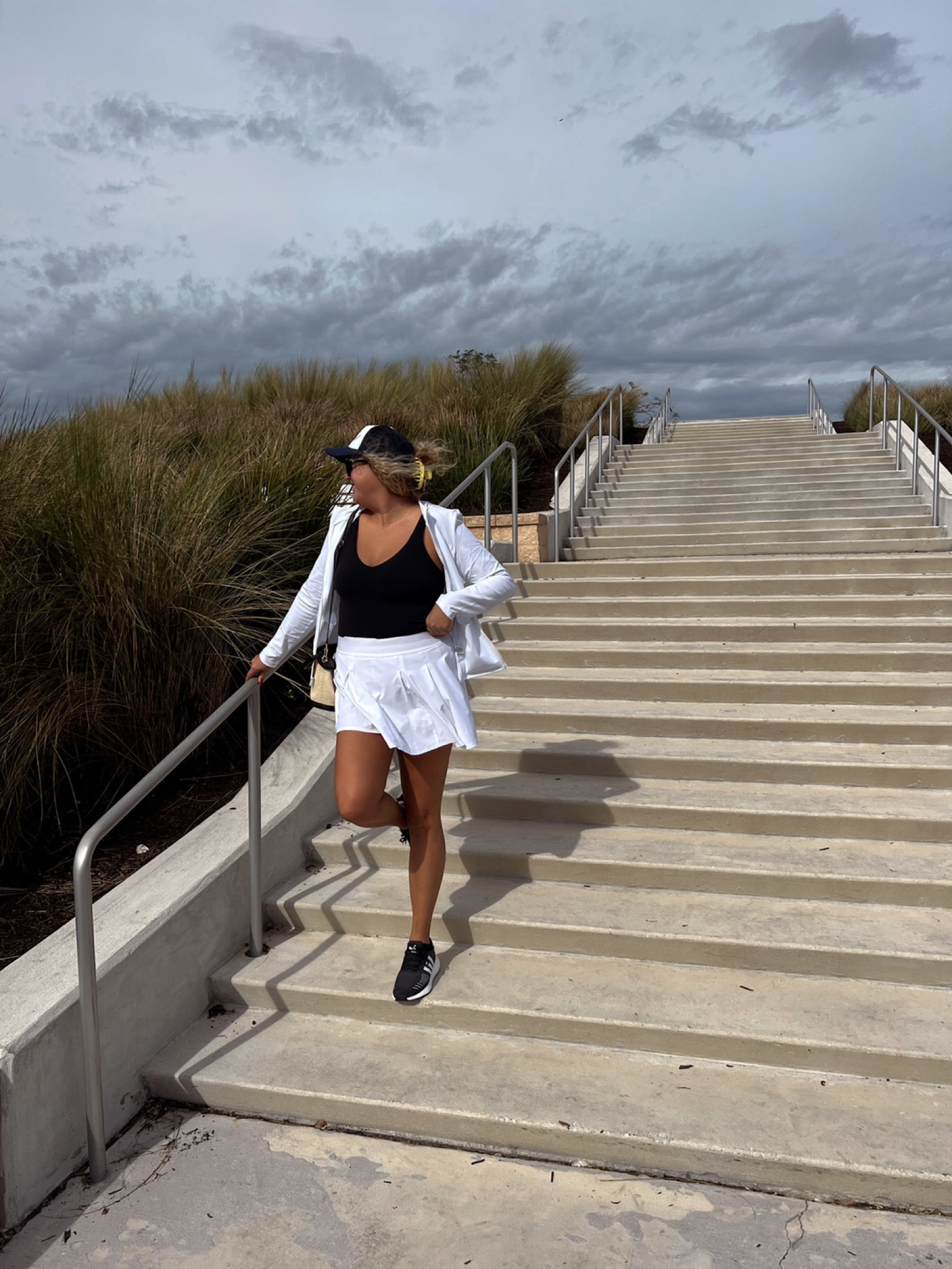Lululemon align tank and pleated white skort with beyond yoga space dye zip up jacket and adidas sneakers from Amazon prime for a casual activewear park look for New Years resolutions vacation outfits 

Wearing 14/xl in all pieces :)

#LTKcurves #LTKstyletip #LTKfit
